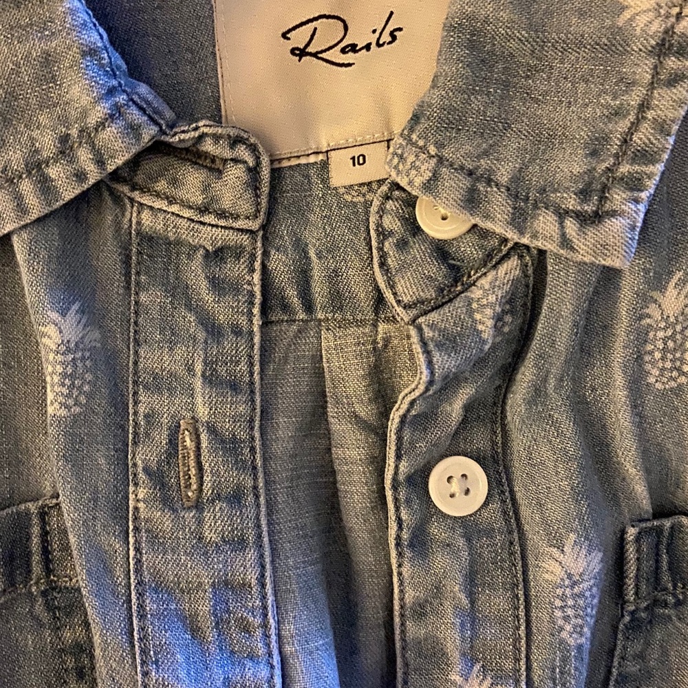 Rails girls pineapple button down - Picture 2 of 3